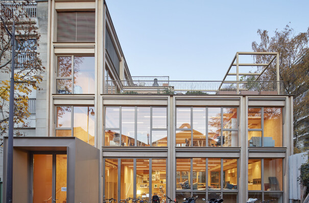 Atelier du Pont constructs its new Paris-based home in wood