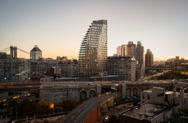 Hill West’s Olympia Dumbo tower in full sail