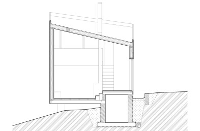 Cottage Sirákov section detail