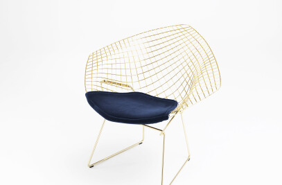 Bertoia Diamond Chair - Gold