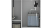 SA module – behind mirror soap air dispenser